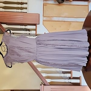 Banana Republic Midi Dress size 0 tan color